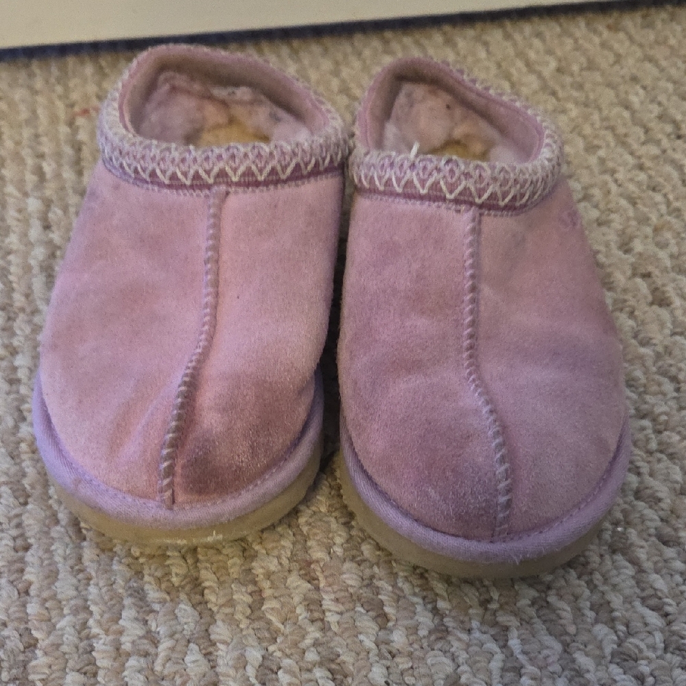 Ugg Cozy Pink Suede Slippers